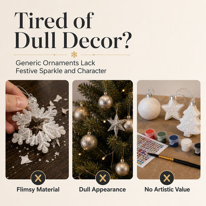 🔥LAST DAY SALE ONLY ￡7.99!!🔥Christmas DIY Painting Hanging Ornaments Set