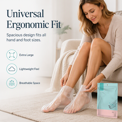 Disposable Foot & Hand Mask Covers with Stickers