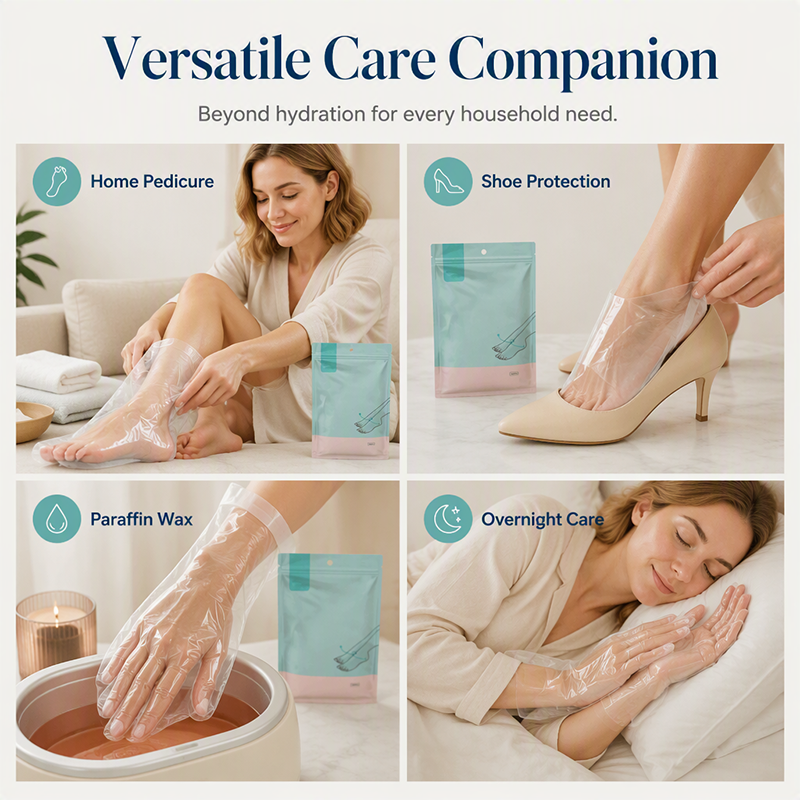 Disposable Foot & Hand Mask Covers with Stickers