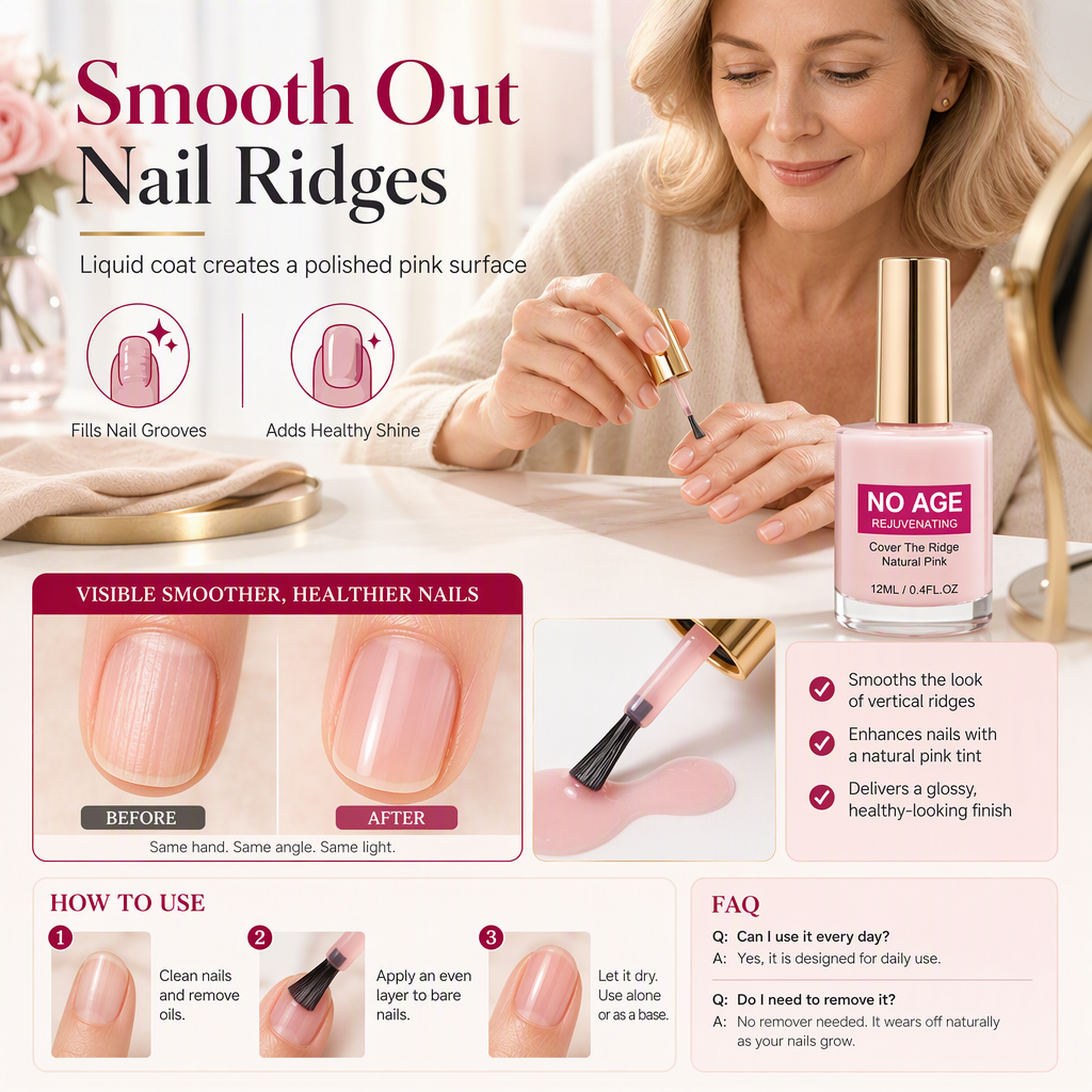 Natural Pink Nail Ridge Filler
