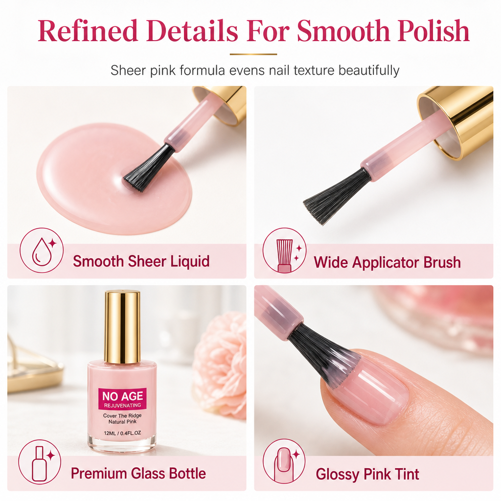 Natural Pink Nail Ridge Filler
