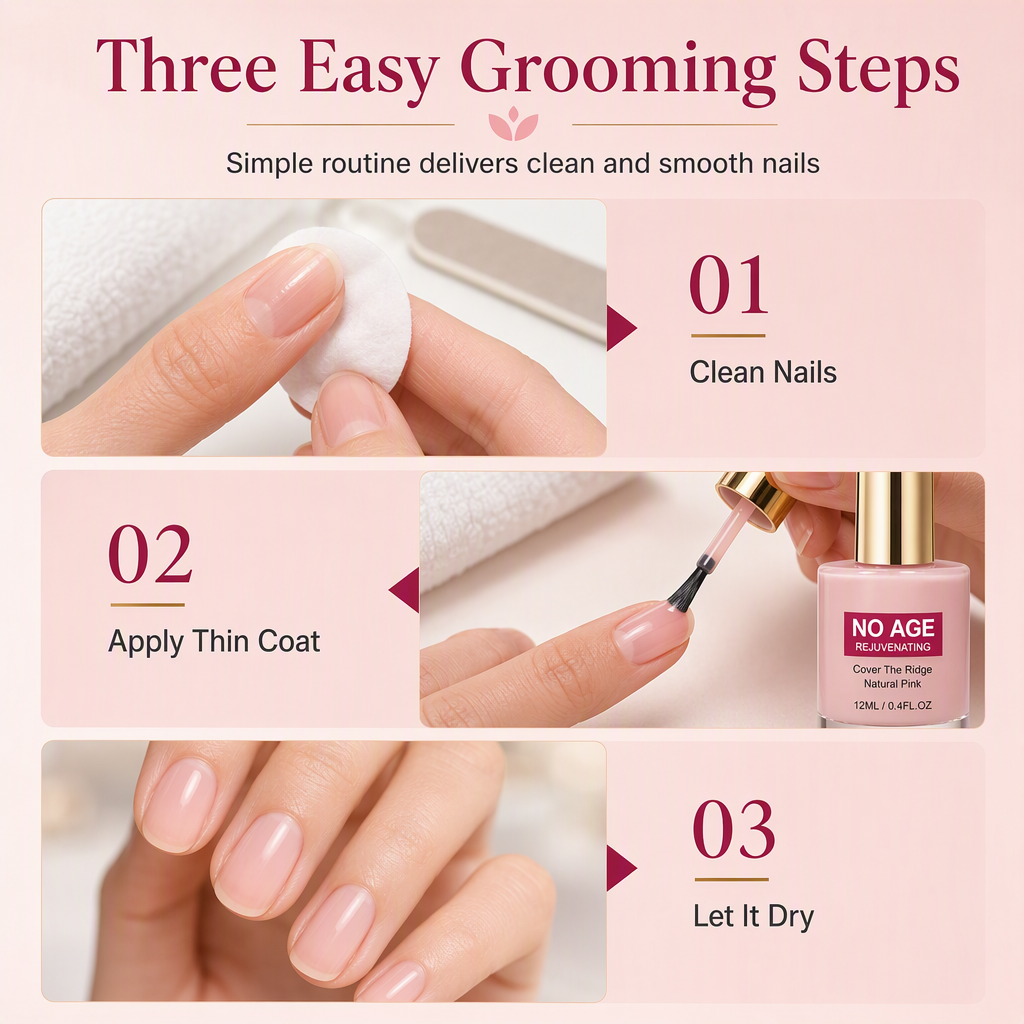 Natural Pink Nail Ridge Filler