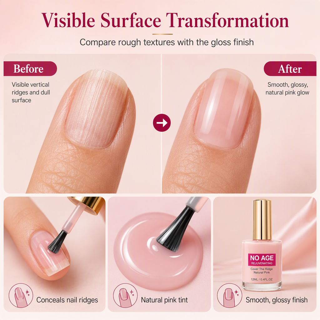Natural Pink Nail Ridge Filler