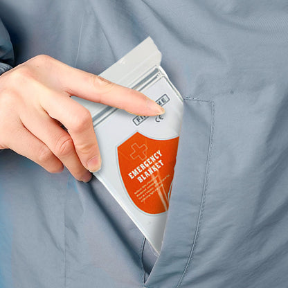 ⏰BUY 2 GET 1 FREE🚨 Emergency outdoor Survival Blanket – Compact Silver Thermal Shelter for Emergency Kits