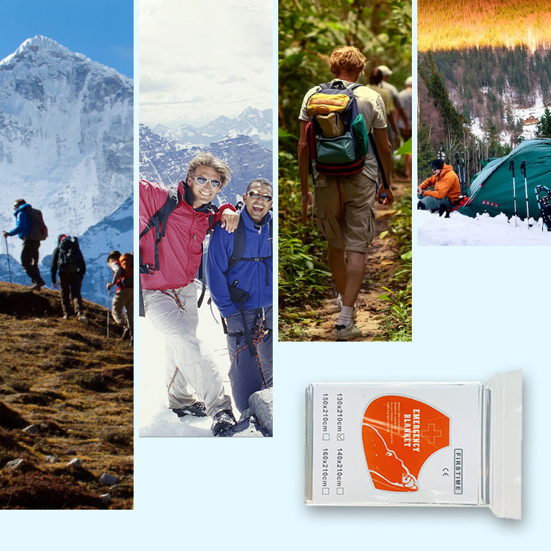 ⏰BUY 2 GET 1 FREE🚨 Emergency outdoor Survival Blanket – Compact Silver Thermal Shelter for Emergency Kits
